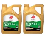 10 QT 0W20 Full Synthetic Engine Motor Oil for Lexus Toyota Honda Acura