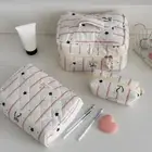 Sky Geometry Pattern Aesthetic Cosmetic Organizer Toiletry Bag Cosmetics
