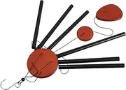 HYTROVE Music Wind Chimes Garden Decor Wind Chime Sympathy Outdoor Chimes Decorative Wind Bells Indoor Wind Chimes Outdoor Decorations Wind Chimes for Porch Aluminum Tube Black