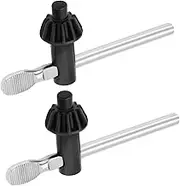 VGOL 2Pcs Carbon Steel Drill Chuck Key 8mm Pilot 11 Teeth 21.4mm Gear Diameter Compatible with Jacobs 3, 34 & 35 Series 14N for 3-16mm Drill Chuck