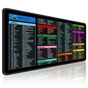 WebStorm Cheat Sheet Desk Pad, Extended Large Gaming Mouse Pad, XXL Computer ...