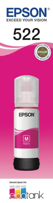 Epson T00M392 - 522 Magenta Ink Bottle
