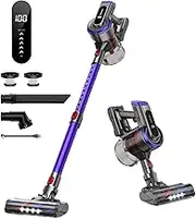 Car Vacuum Cleaner Wireless Vacuum Cleaner Cordless Vacuum Cleaner Handheld Car with Touch Display Smart Home Appliance 55 Mins Runtime Wireless