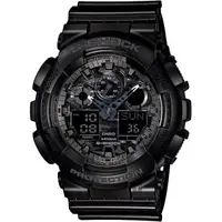 在飛比找蝦皮商城優惠-CASIO 卡西歐 G-SHOCK 迷彩叢林雙顯錶-灰 GA