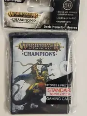 ULTRA PRO WARHAMMER CHAMPIONS ORDER DECK PROTECTOR SLEEVES 50CT