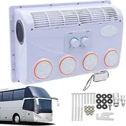 360 ° Evaporator Air Conditioner Set For Car, Silent For Caravans, Trailers, Trucks, Buses, Campers, 32 Aluminum Cores, 80 W Copper Wire MotorCar Roof Air Conditioner Fan Set(12V)