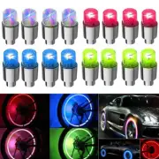 4Pcs Auto Truck Wheel Tire Tyre Air Valve Stem LED Light Caps Cover Accessories (for: Honda)