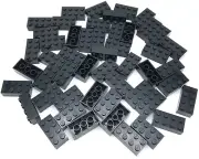 Lego 50 New Black Bricks 2 x 4 Building Blocks Pieces