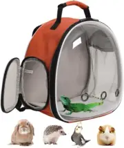 Clear Guinea Pig Backpack, Space Capsule Bubble Window Backpack Carrier for Guin