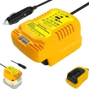 for Dewalt 20V Battery Car Charger Portable Mini Fast Charger Cigarette Lighter