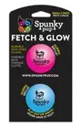Glow in the Dark Dog Toy Fetch & Glow Ball - Small (5cm) (2 Pack) (Spunky Pup)