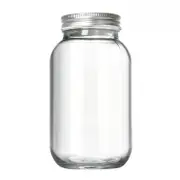 Large Size 4 1L and 1 0.5L Glass Jars Airtight Food Storage Kitchen Cookie Jar Container