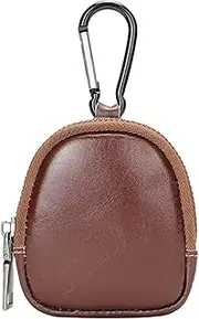 [Generic] Leather Coin Bag, Leather Wallet | Coin Holder Pouch - Waterproof Coin Purse for Men and Women, Change Bag, Stylish Key Bag, coffee, Siehe Beschreibung, See description