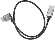 GREENADSCAPE Right-Angled Male to Male Video Cable 8k High Definition for Tv Monitor Laptop Gaming Home Theater Cable