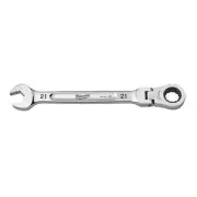 MILWAUKEE 21MM METRIC R/OE FLEX HEAD RACHETING SPANNER 45969621