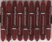 1.5in. 2ba Red HARROWS SUPERGRIP Dart Shafts & Springs: 1 set of 3