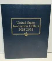2 Page Whitman Classic Album #4711 United States Innovation Dollars 2018-2032