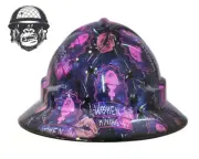 Custom Hydrographic Safety Hard Hat WOMEN IN MINING PRO CHOICE WIDE BRIM