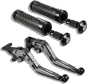Motorcycle Brake Lever Motorcycle Adjustable Brake Clutch Levers Handlebar Hand Grips Handle Bar Grip Plug for 690Smc 2008 2009 2010 2011 2012 2013 2014 2015 2016 Motorcycle Brake Clutch (Color : 17