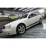 賓士 MERCEDES-BENZ CL600 全車改色貼膜 3M-SP10 消光珍珠白 絲綢白 全車包膜  全車改色