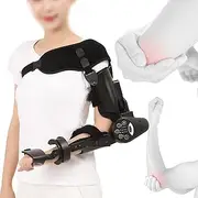 Electric Elbow Joint Rehabilitation Device Flexible Support Frame for Wrist Upper Limb Arm Rehabilitation Training Device(Left)