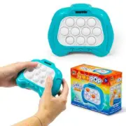 BLUE PUSH POPPER LIGHT UP SENSORY GAME BUTTON FIDGET AUTISM PLAY 5 MODES POPIT