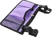 Walker Bag for Wheelchair Armrest Durable Oxford Cloth Side Storage Pouch with Straps for Seniors Travel and Easy Access to Essentials