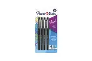 Paper Mate Flair Felt Tip Black Pk4 Box of 6 Black 8434452PP