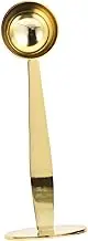 BIUDECO Measuring Spoon for Coffee Milk Powder Stainless Steel Spoon Pressed Bottom for Baking Tea Sugar Spices