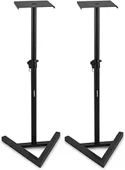 Studio Monitor Stands Speaker Mount Adjustable Floor Stand Pair Vonyx SMS10