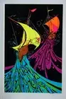 1972 SAILBOAT SHIP BLACKLIGHT POSTER "TEMPEST" RARE VINTAGE FLOCKED AA SALES