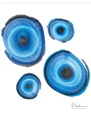 Empire Art Direct Mineral Rings I by Albert Koetsier Wall Art