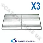 3X STAINLESS STEEL SHELF COMBI OVEN STEAMER WIRE GRID RACK LINCAT RATIONAL ETC
