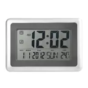 Digital Clock with Calendar & Temperature, LCD Screen Alarm Clock with7557