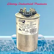 Jard Capacitor Round Dual Run 10 + 5 uf mfd 370/440 Volts for HVAC Motors