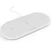 3 In 1 10W 5W Fast Charging Pad Wireless Charger For Watch Headset iPhone 11 XS Huawei P30 S10+ Note10 WHITE COLOR