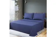 LINENOVA 300TC Cotton Rich Sheet Set Navy