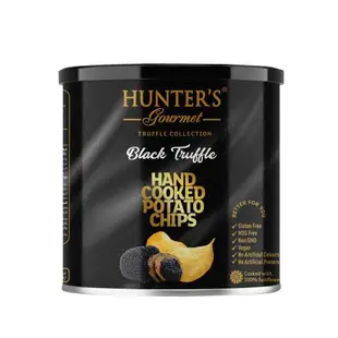 Hunters Gourmet 亨特手工洋芋片系列 黑松露味/海鹽味/海鹽&醋味 罐裝40g*9入/組