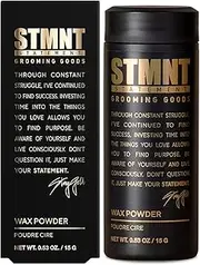 STMNT Grooming Goods Wax Powder, 0.53 oz | Semi-Matte Finish | Added Grip and Volume | Medium Control | Easy To Wash Out | Fuller Feeling Hair