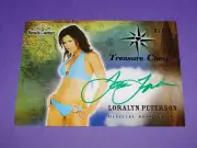 2014 Benchwarmer LORALYN PETERSON Treasure Chest Green Auto/10 INSPECTOR GADGET