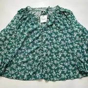 Atmos & here Womens Green Blouse Size 20
