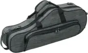 Kikutani Backpack Alto Saxophone Lightweight Case Tweed Fabric AS-Tweed Gray
