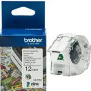 Brother CZ-1002 Label Roll Cassette 12mmx5m White VC-500W