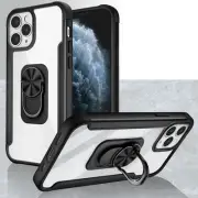 GSA Aluminum Alloy Bumper Magnetic Ring Stand Hybrid Case For iPhone 13 (6.1")