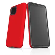 For Google Pixel 4 XL Case Armour Protective Cover Red