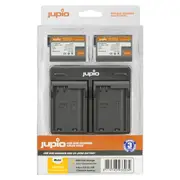 Jupio 2x Batteries 1700mAh & USB Dual Charger Adapter Kit For Nikon EN-EL15B