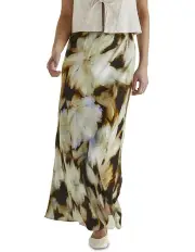 [Sass] Carmine Skirt in Blurred Floral