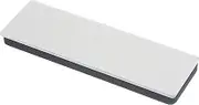 Double Sided Ceramic Knife Sharpener, White/Grey Grit, 4" Overall