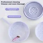 Silicone Foldable Washing Cup Foldable Design Easy to Carry Powder Puff Drain