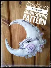 Cloth Doll Pattern "Crescent Moon 2" by Paula Mcgee